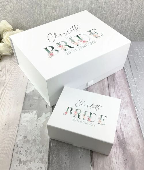 Personalised wedding gift boxes