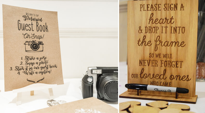 Wedding sign ideas