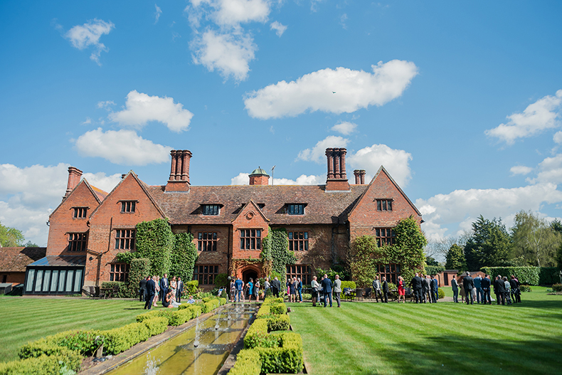 Outside Woodhall Manor