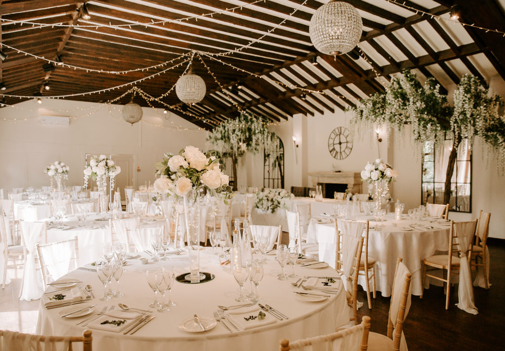 the ballroom at Woodhall Manor