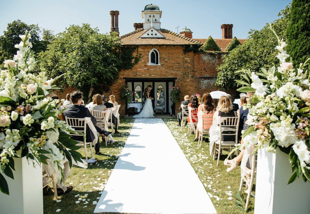 How to Enjoy a New Year Wedding In Suffolk Dovecote wedding outdoor 5