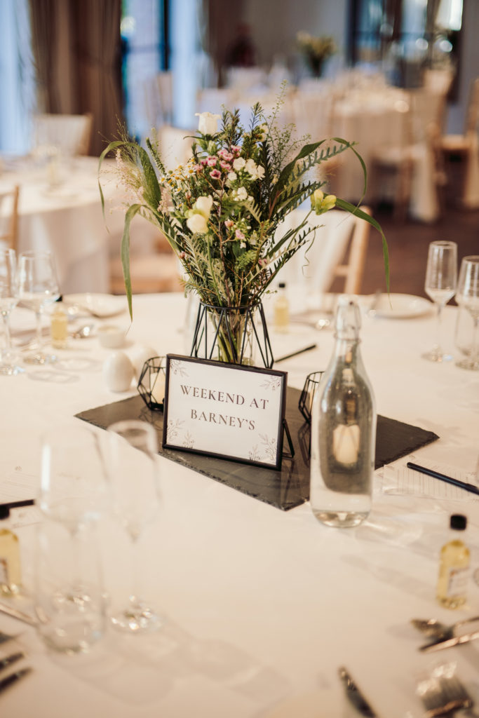 wedding breakfast table decor